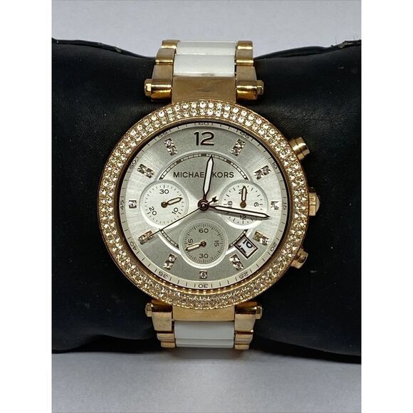 Michael Kors Parker MK5774 Womens Stainless Steel Analog Dial Quartz Watch UC503 - Picture 1 of 12
